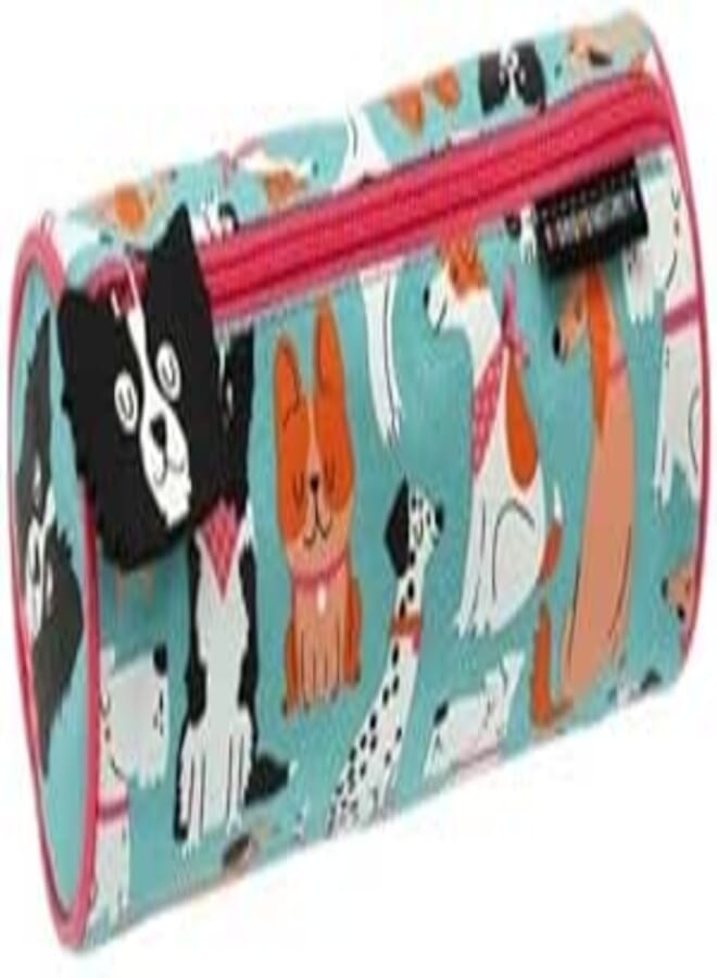 Pencil Case Doggies Mint - POLYESTER PM24002B